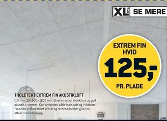 Troldtekt extrem fin akustikloft