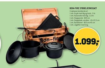 XL-BYG Bon-fire støbejernssæt tilbud