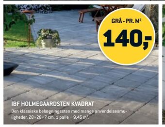 XL-BYG IBF HOLMEGAARDSTEN KVADRAT tilbud