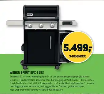 XL-BYG Weber spirit epx-315s tilbud