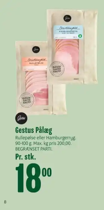 Min Købmand Christiansfeld rullepølse tilbud
