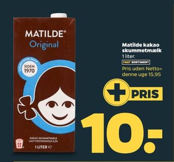 Netto Matilde chokolademælk tilbud