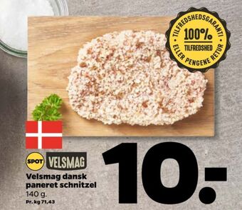 Netto Velsmag kalvewienerschnitzel tilbud