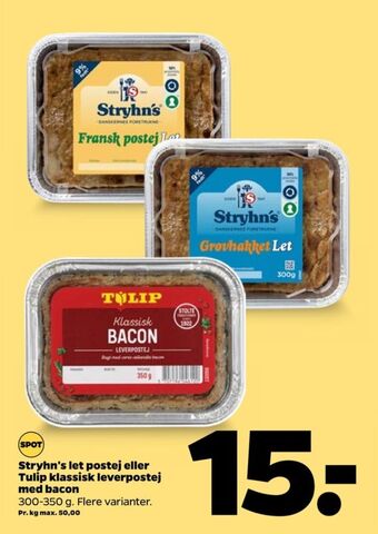 Netto Grovhakket leverpostej let tilbud