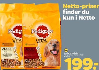 Netto Pedigree hundefoder tilbud