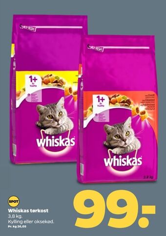 Netto Whiskas kattefoder tilbud