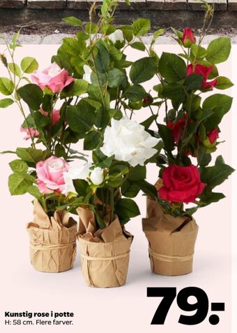 Netto Ukendt kunstige blomster tilbud