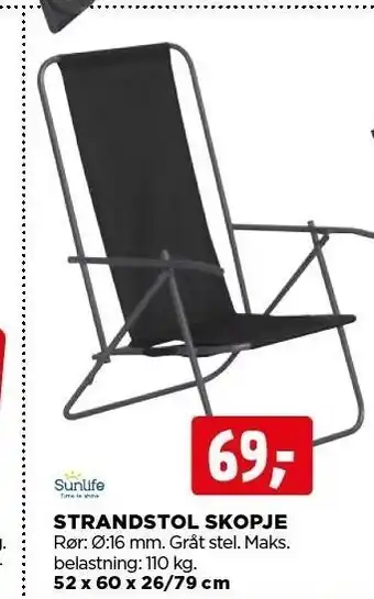 jem & fix Strandstole Skopje tilbud
