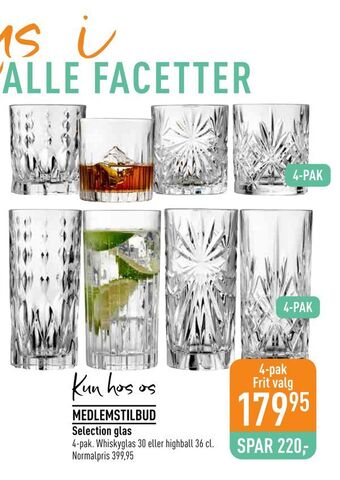 Imerco Selection glas tilbud