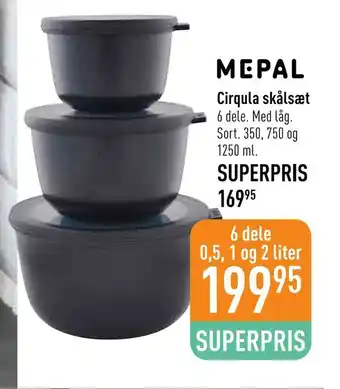 Imerco Cirqula skålsæt tilbud