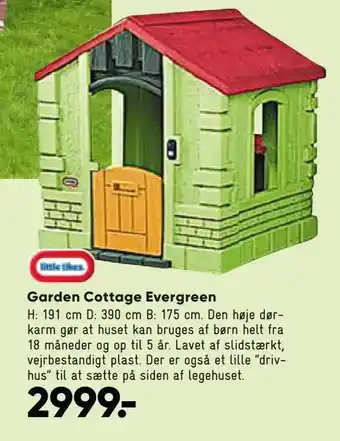 Bilka Garden Cottage Evergreen tilbud