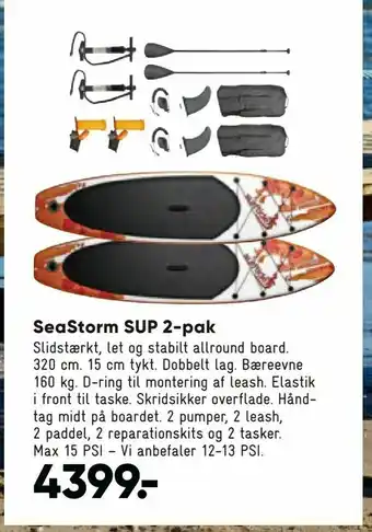 Bilka SeaStorm SUP 2-pak tilbud