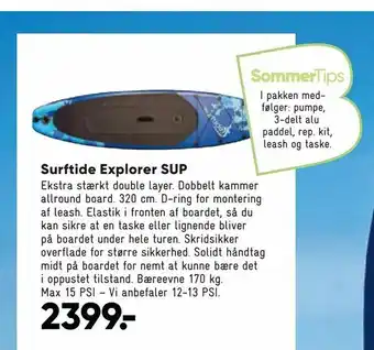 Bilka Surftide Explorer SUP tilbud