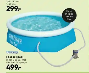 Bilka Fast set pool tilbud