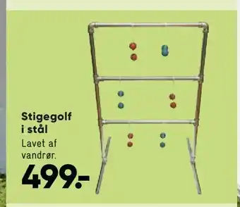 Bilka Stigegolf i stål tilbud