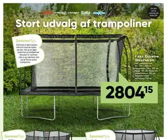 Bilka Extreme 366x244 cm tilbud