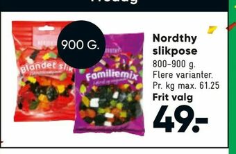 Bilka Nordthy slikpose tilbud
