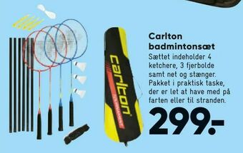 Bilka Carlton badmintonsæt tilbud