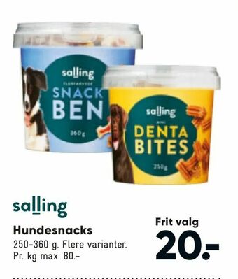 Bilka Hundesnacks tilbud
