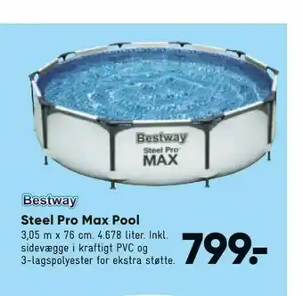Bilka Steel Pro Max Pool tilbud