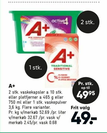 Bilka A+ tilbud
