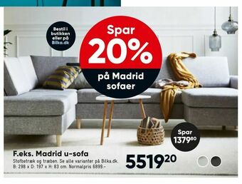 Madrid u-sofa