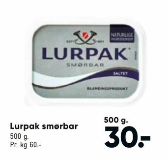 Bilka Lurpak smørbar tilbud