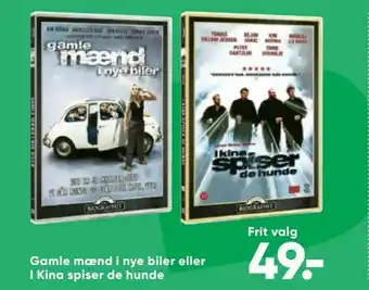 Bilka Gamle mænd i nye biler eller I Kina spiser de hunde tilbud