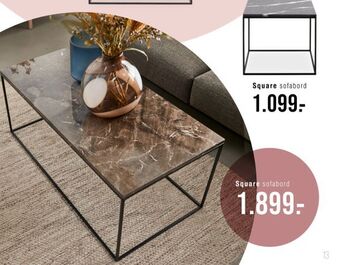 Ilva Square sofabord tilbud
