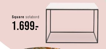 Ilva Square sofabord tilbud