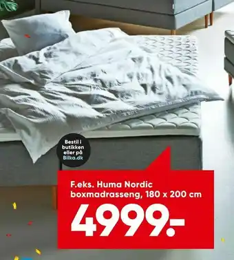 Bilka Huma Nordic boxmadrasseng, 180 x 200 cm tilbud