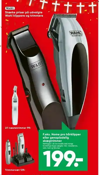 Bilka Home pro hårklipper eller genopladelig skægtrimmer tilbud
