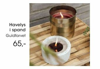 Bilka Havelys i spand tilbud