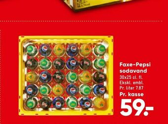 Bilka Faxe-Pepsi sodavand tilbud