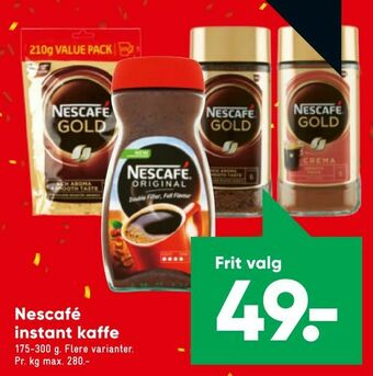 Bilka Nescafé instant kaffe tilbud