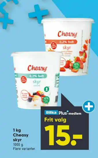 Bilka 1 kg Cheasy skyr tilbud