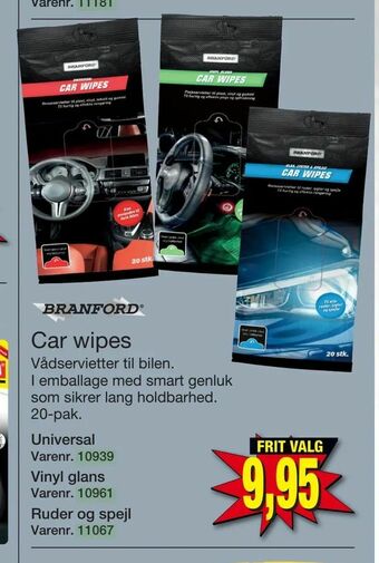 Harald Nyborg Car wipes tilbud