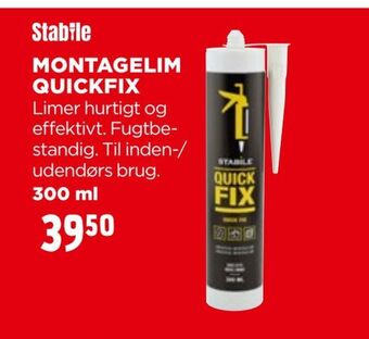 jem & fix Montagelim quickfix tilbud
