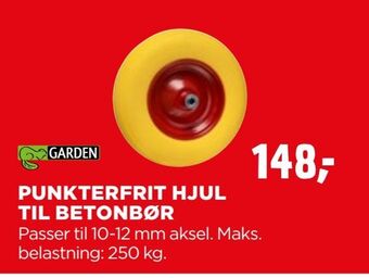 jem & fix Punkterfrit hjul til betonbør tilbud