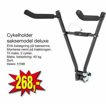 Harald Nyborg Cykelholder saksemodel deluxe tilbud
