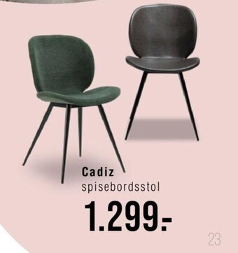 Ilva Cadiz Spisebordsstol tilbud