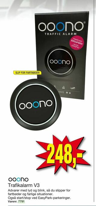 Harald Nyborg Trafikalarm V3 tilbud