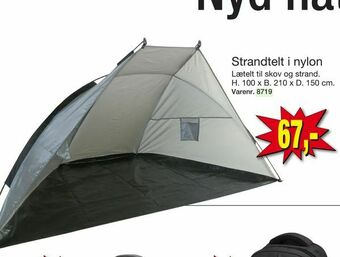 Harald Nyborg Strandtelt i nylon tilbud