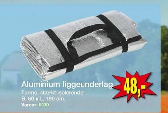 Harald Nyborg Aluminium liggeunderlag tilbud