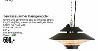 Harald Nyborg Terrassevarmer hængemodel tilbud