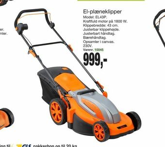 Harald Nyborg El-plæneklipper tilbud