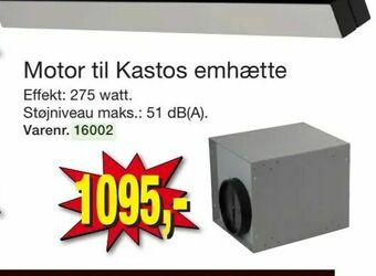Harald Nyborg Motor til Kastos emhætte tilbud