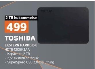 Power Ekstern harddisk tilbud