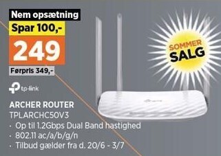Power Archer router tilbud
