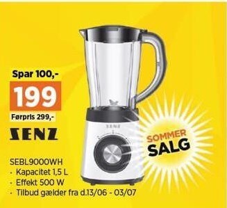 Power Senz blender tilbud